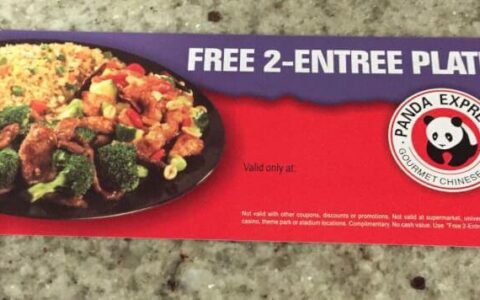 Panda Express Entree Feedback Survey Guide (Free Entree)